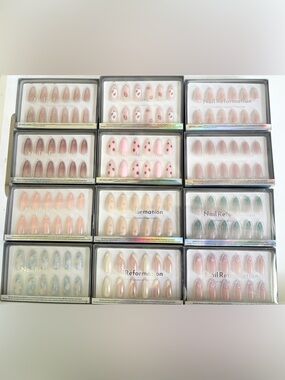 4 New Nail Reformation / Glamnetic nails price each or bundle MSG COLORS TO BUY